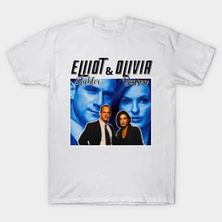 Vintage Elliot Stabler And Olivia Benson T-Shirt